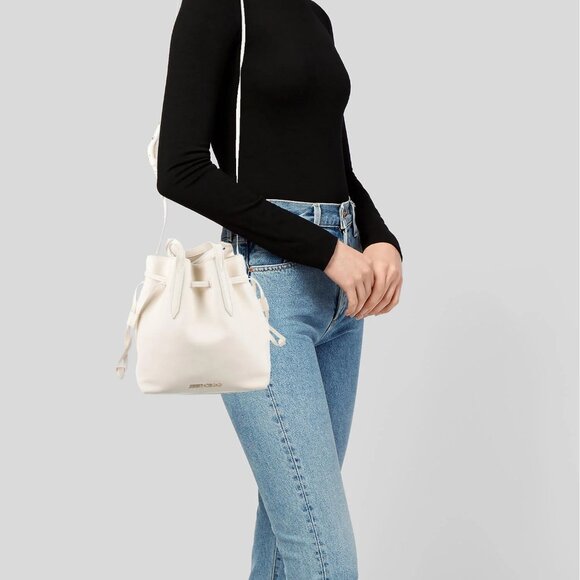 NWT JIMMY CHOO BARRA BUCKET SHOULDER BAG MEDIUM - Picture 11 of 11